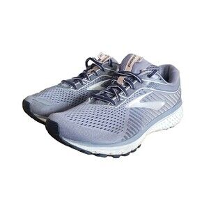 Brooks Ghost 12 Running Shoes Gray 1203051D086 Women's Size 8 Wide D